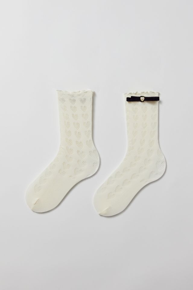 Hearts & Bows Sock #1