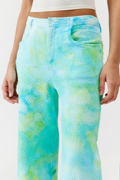 Riverside Tool & Dye Tie-Dye Quilted Flare Pant