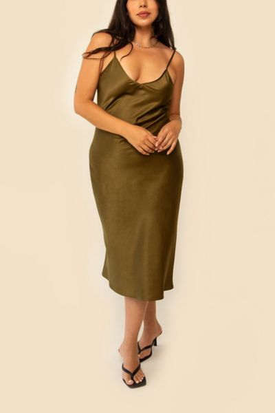 Whimsy + Row Freya Midi Slip Dress