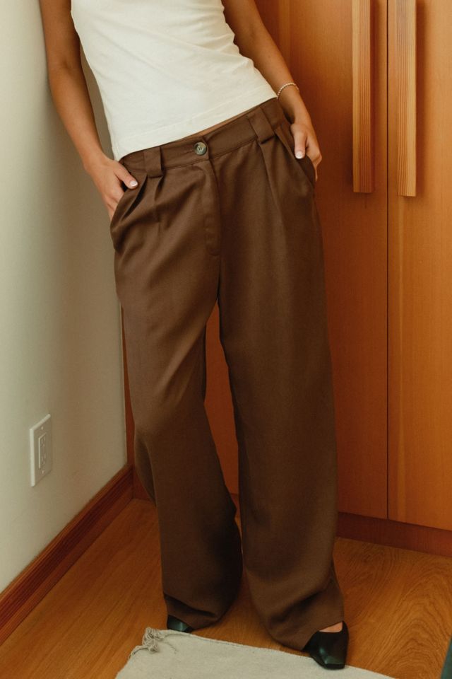 Whimsy + Row Leanna Tencel Trouser Pant