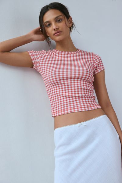 BDG Too Perfect Cropped Short Sleeve Tee