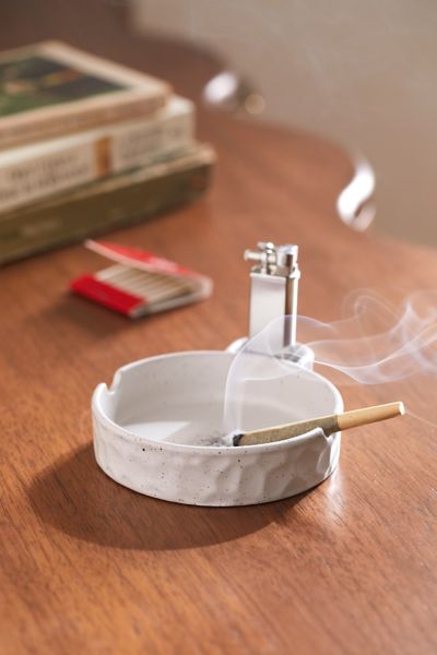 Shop Urban Outfitters Cayla Carved Ashtray In Neutral At
