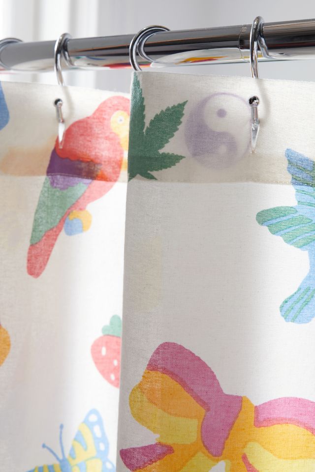 Stickers Shower Curtain Urban Outfitters Canada