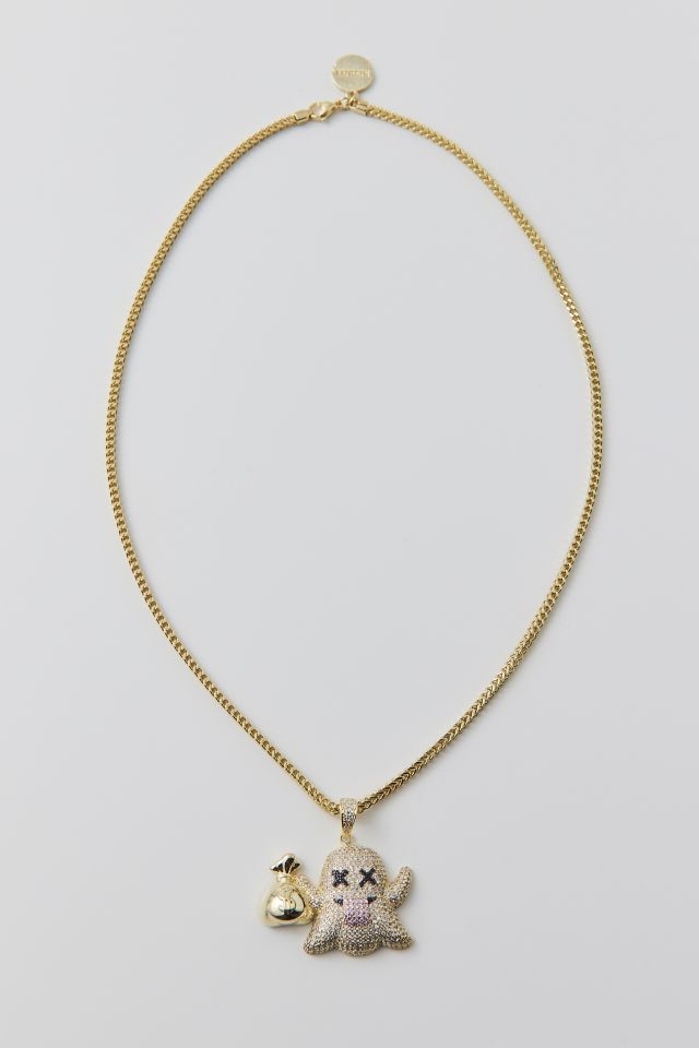 【King Ice】☆日本未入荷☆MONEY GHOST EMOJI NECKLACE Money Ghost Emoji Necklace | Emoji Collection | King Ice