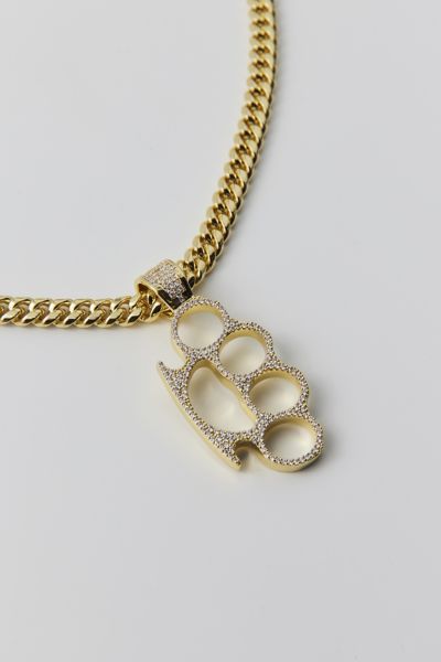 King Ice Knuckle Dusters Necklace
