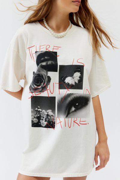 There Is Beauty Nature T-Shirt Dress