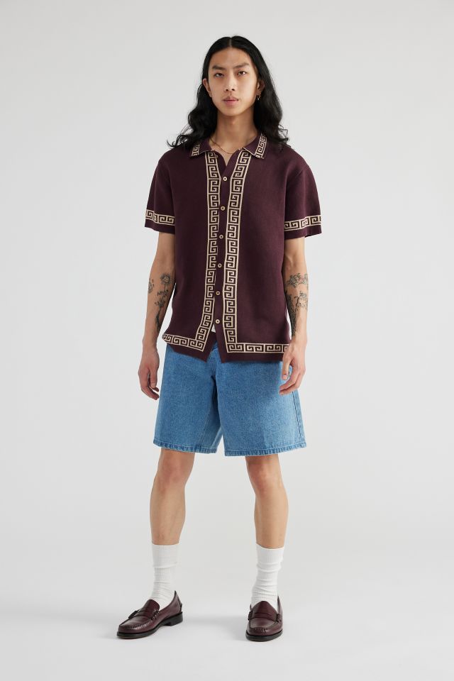 The Critical Slide Society Blunder Button-Down Polo Sweater #2