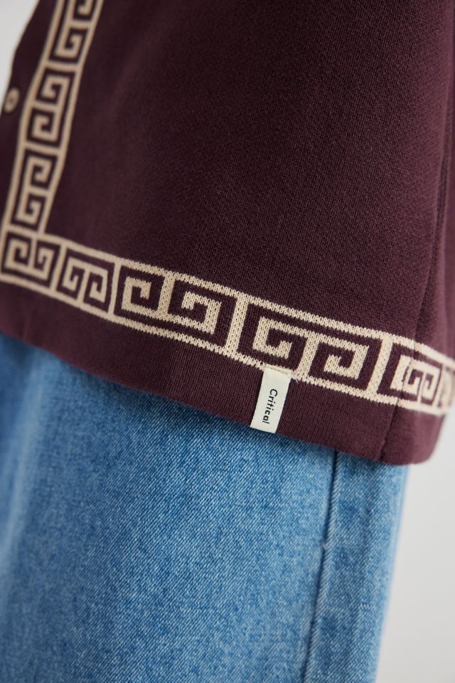 The Critical Slide Society Blunder Button-Down Polo Sweater #3