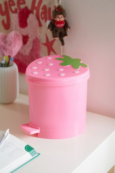 Strawberry Tabletop Waste Bin