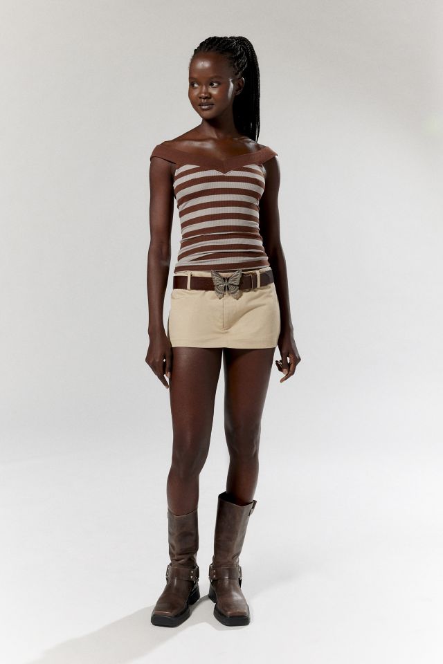 Silence + Noise Veronica Off-The-Shoulder Top #1
