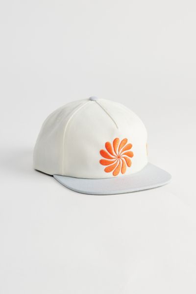 Shop Dark Seas Foil 5-panel Baseball Hat In White, Men's At Urban Outfitters