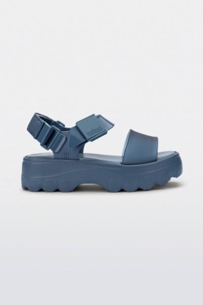 Melissa Kick Off Jelly Platform Sandal In Blue/blue, Women's At Urban Outfitters