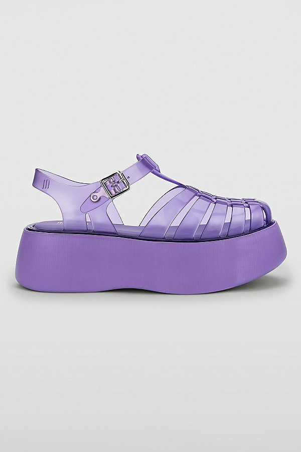 Shop Melissa Possession Plato Jelly Platform Sandal In Lilac, Women's At Urban Outfitters