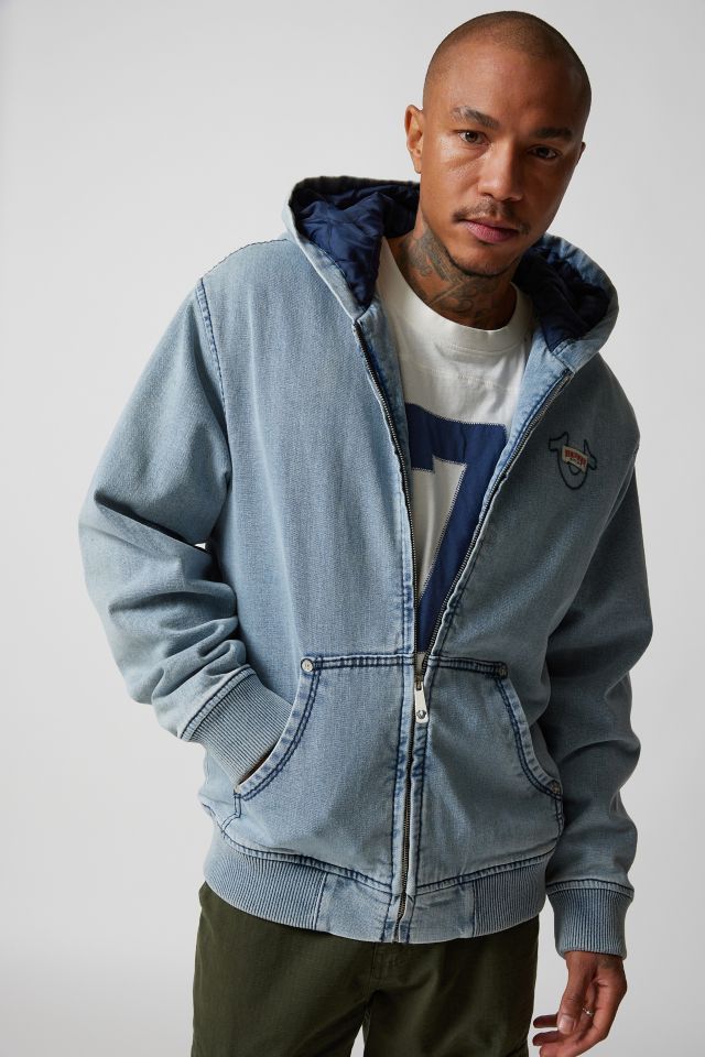 Jean and sweatshirt clearance jacket