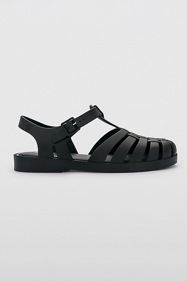 Shop Melissa Possession Jelly Fisherman Sandal In Black, Women's At Urban Outfitters