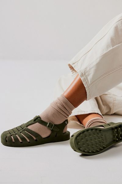 Melissa Possession Velvet Fisherman Sandal