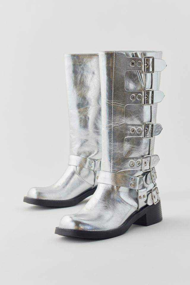 Azalea Wang Buckled Up Moto Boot | Urban Outfitters
