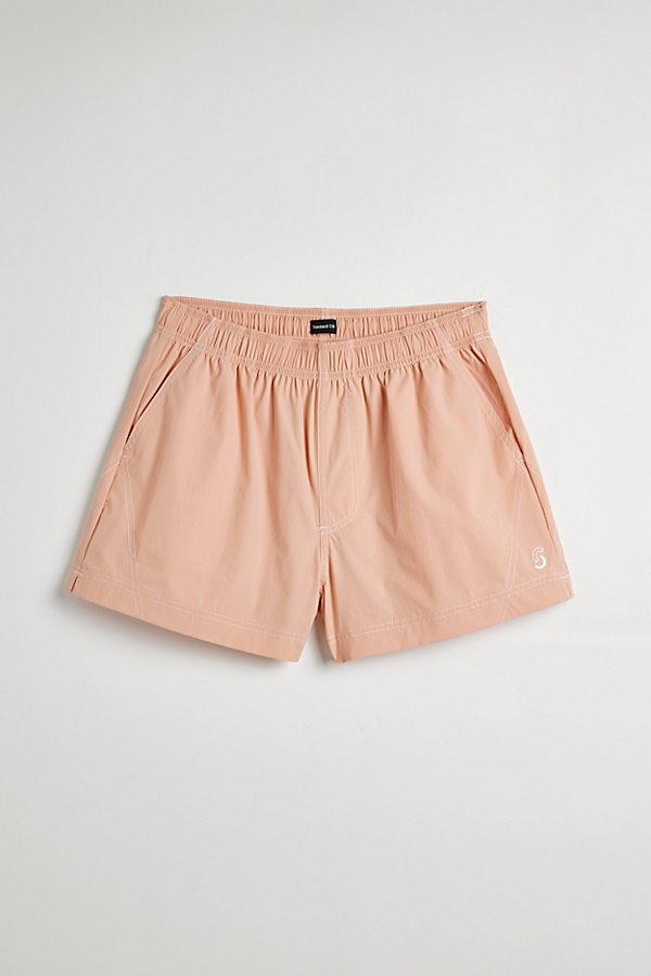 Standard Cloth Ryder 3" Nylon Short In Rose, Men's At Urban Outfitters In Neutral