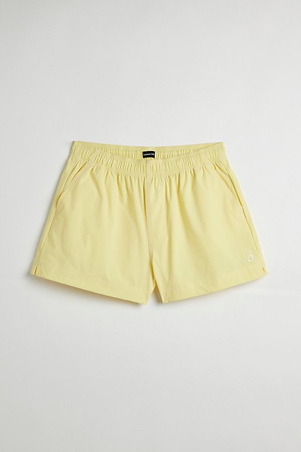 Standard Cloth Ryder 3" Nylon Short In Yellow, Men's At Urban Outfitters