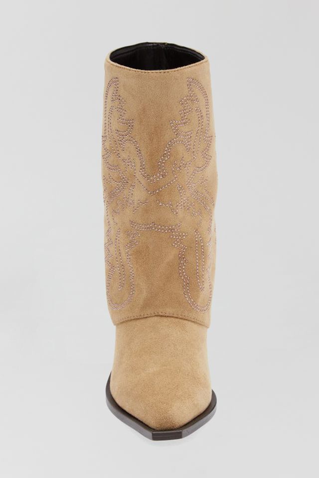 Azalea Wang Portabella Foldover Cowboy Boot #2