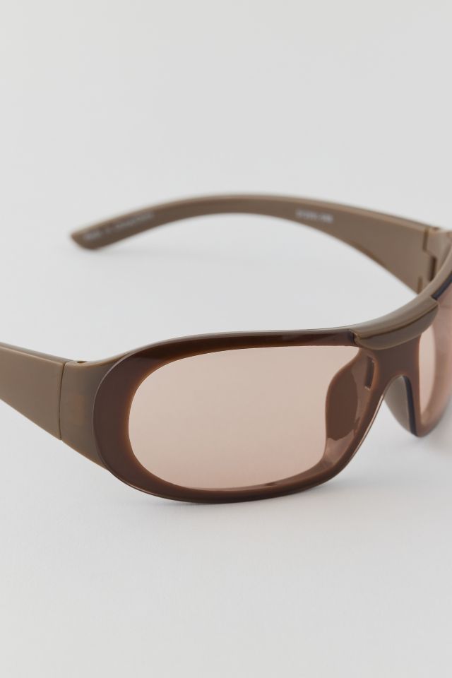 Sienna Plastic Shield Sunglasses #2
