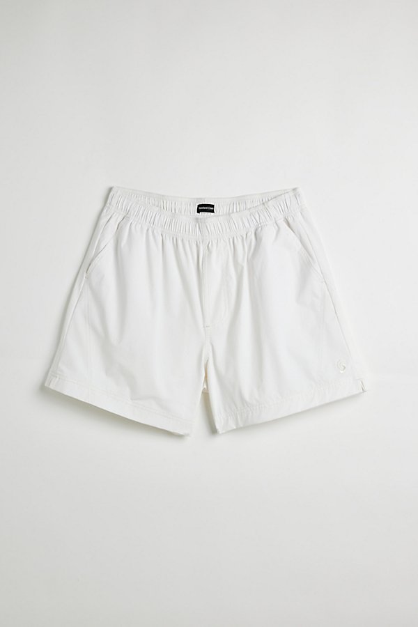 Standard Cloth Ryder 5" Nylon Short In White, Men's At Urban Outfitters