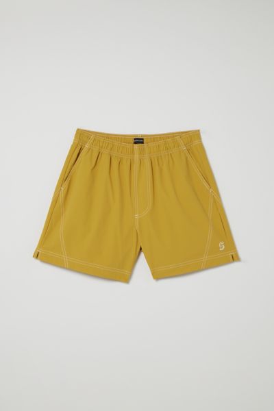 Shop Standard Cloth Ryder 5" Nylon Short In Burnt Orange, Men's At Urban Outfitters