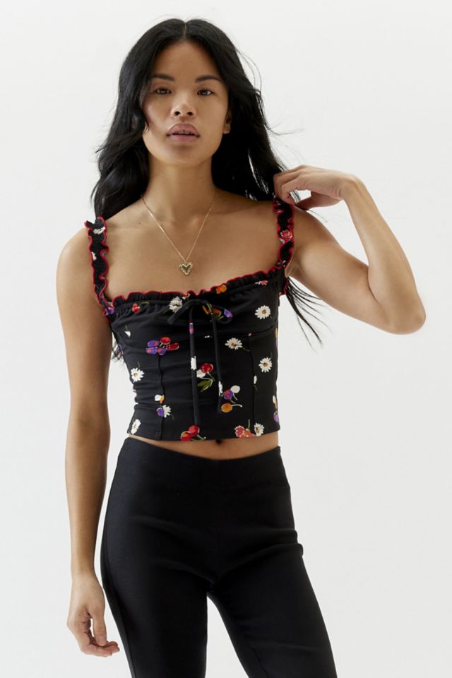 UO Elsa Floral Tank Top #3