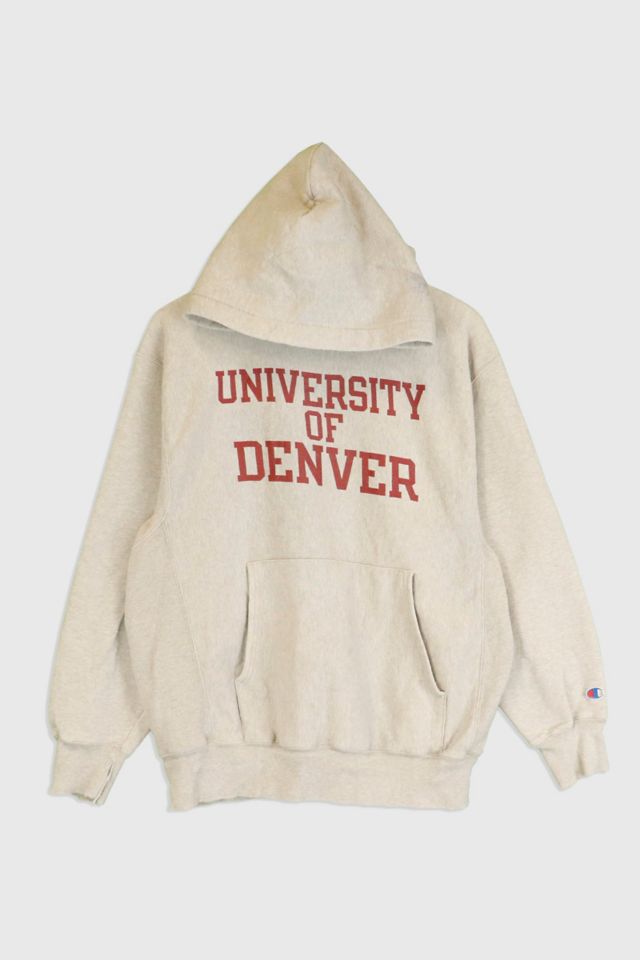 Vintage Champion University Of Denver Block Letter Sweatshirt Urban Outfitters