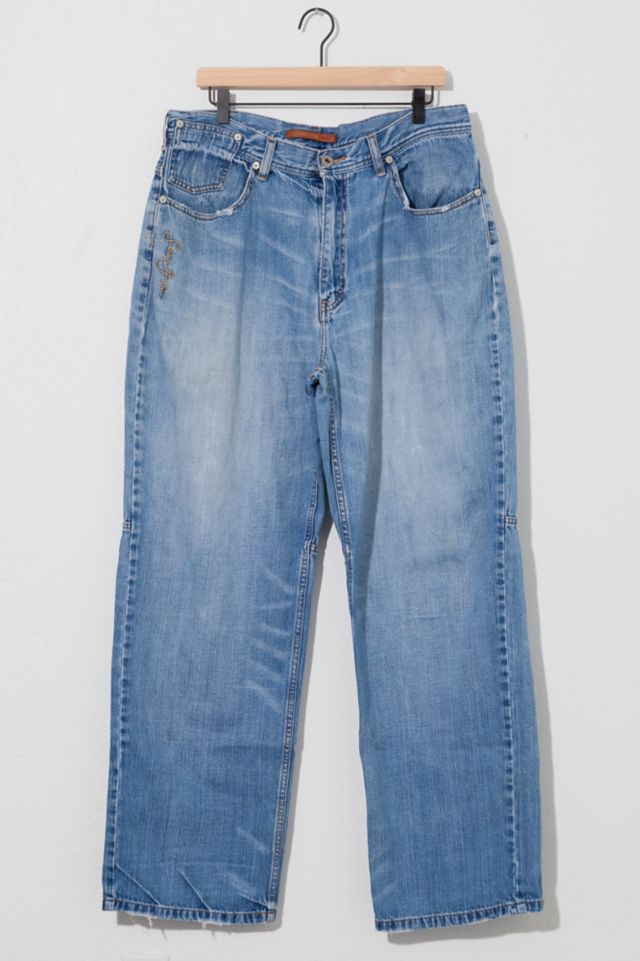 Vintage Y2K Distressed Sean John Denim Light Wash Jeans | Urban