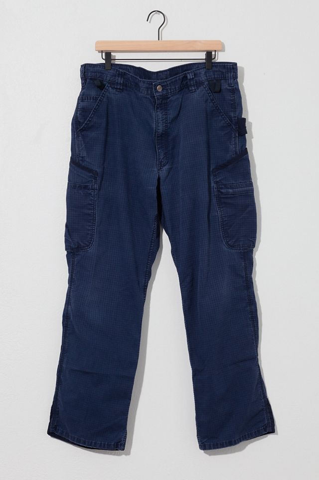 Vintage Y2K Distressed Carhartt Navy Blue Work Pants Urban Outfitters