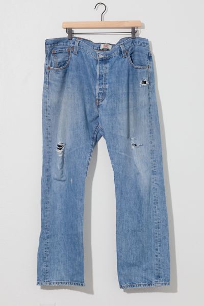 Vintage Y2K Distressed Levi's Original 501 Button Fly Jeans