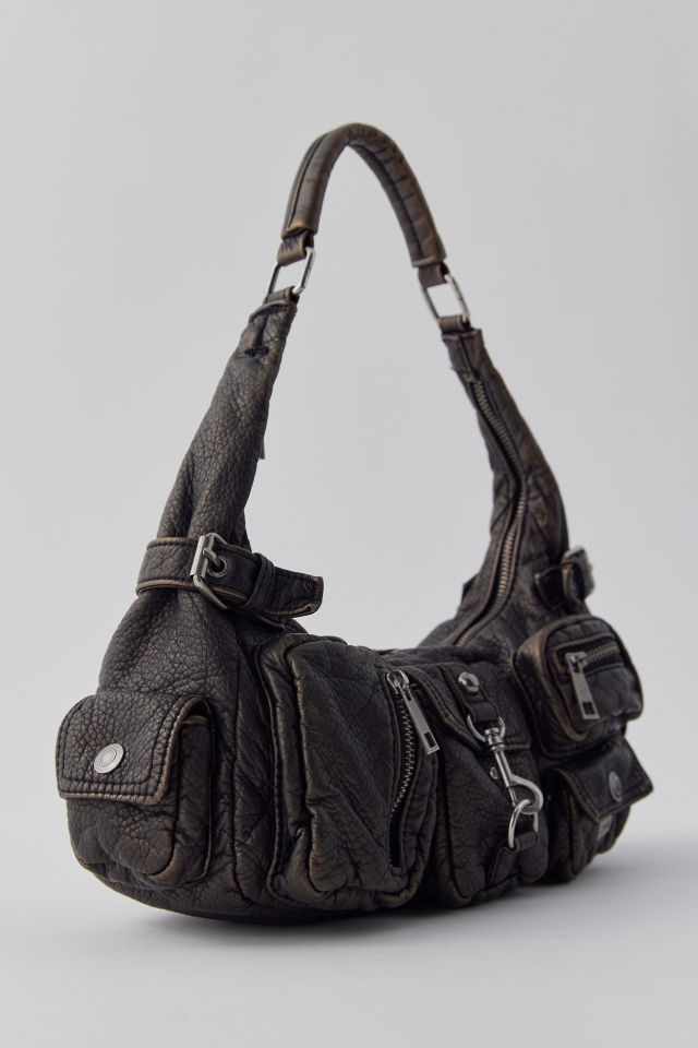 Silence + Noise Emily Washed Faux Leather Shoulder Bag #4