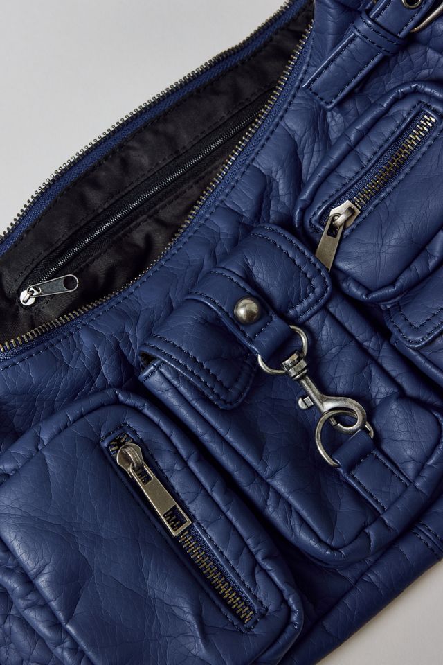 Silence + Noise Emily Washed Faux Leather Shoulder Bag | Urban