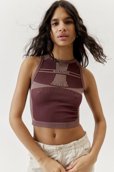 UO Cabana Ribbed Basic Cropped Cami  Urban Outfitters Singapore Official  Site