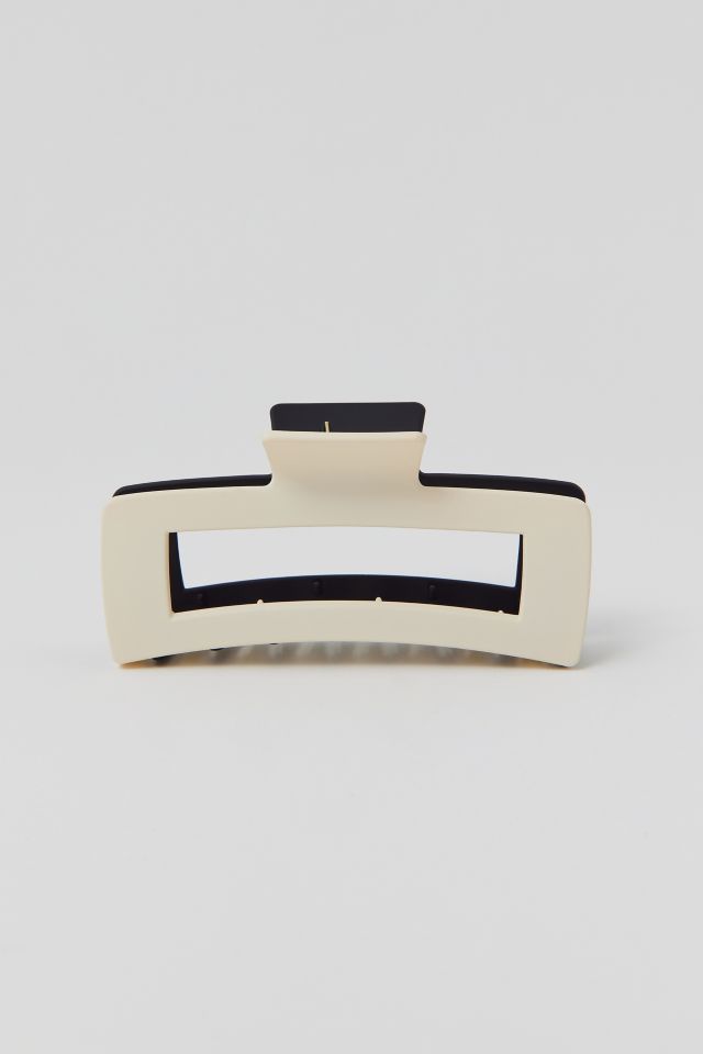 Colorblock Large Rectangle Claw Clip #1