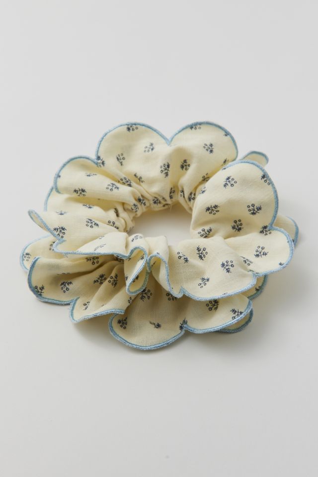 Printed Ruffle Jumbo Scrunchie #2