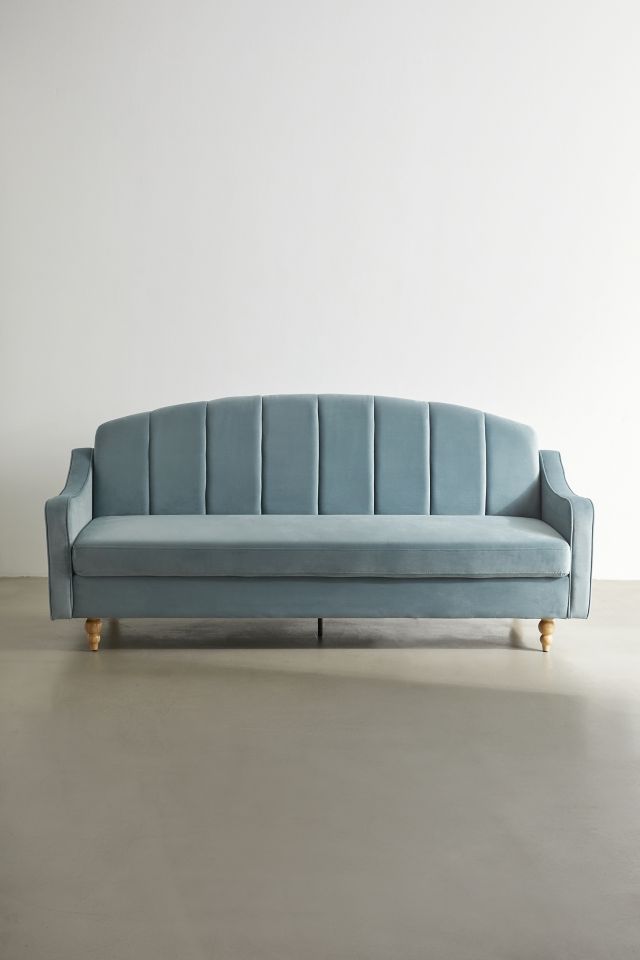 Lottie Velvet Sleeper Sofa #1