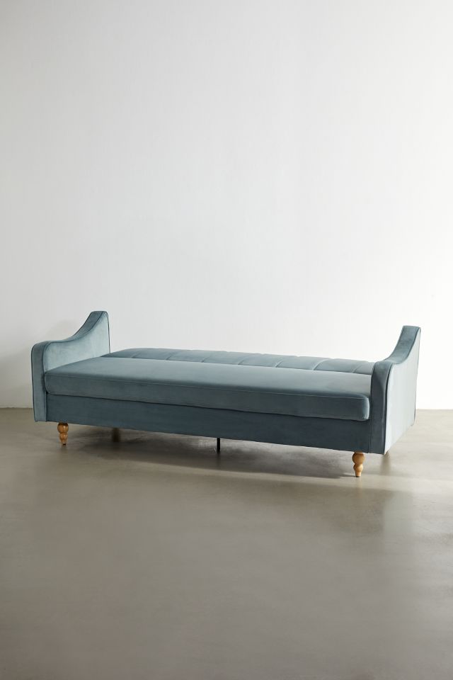 Lottie Velvet Sleeper Sofa #5