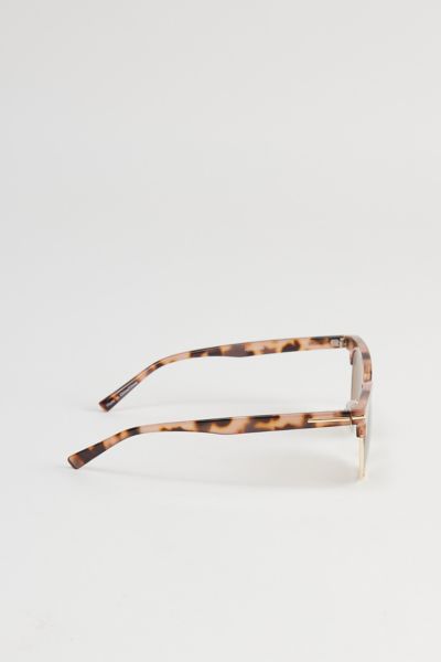 Hudson Square Tinted Half-Frame Sunglasses