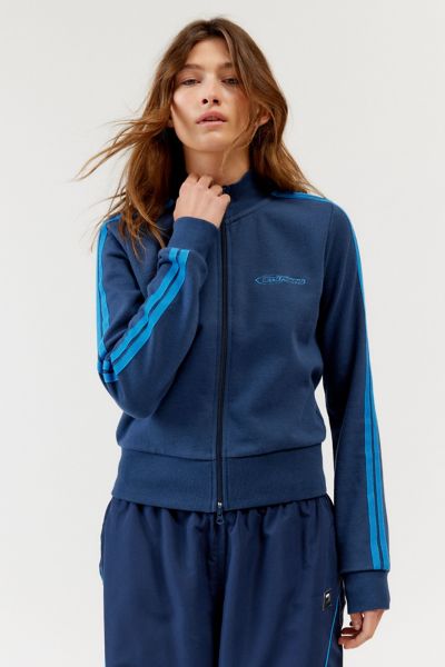 Shop Iets Frans . … Shrunken Track Jacket In Navy At Urban Outfitters
