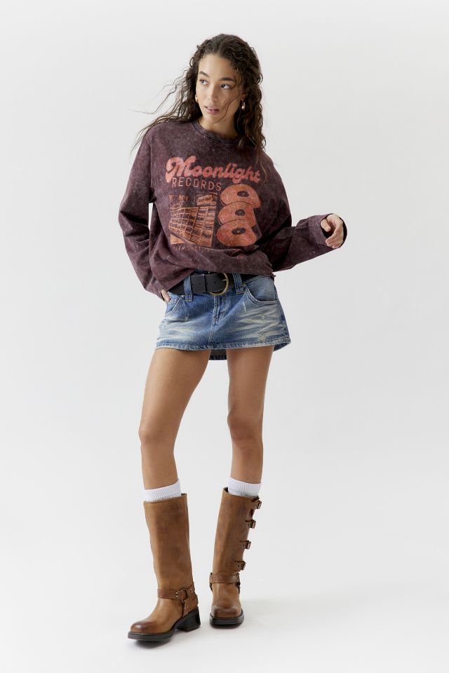 Moonlight Records Long Sleeve Graphic Tee #1