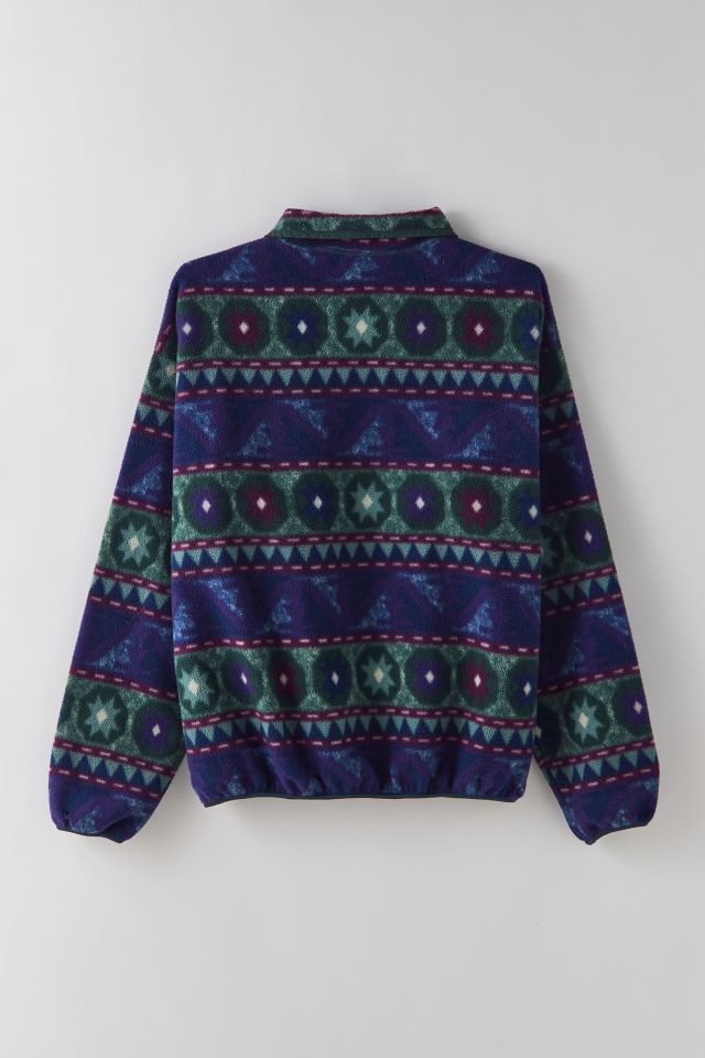Vintage Quarter Zip Fleece Sweatshirt #1