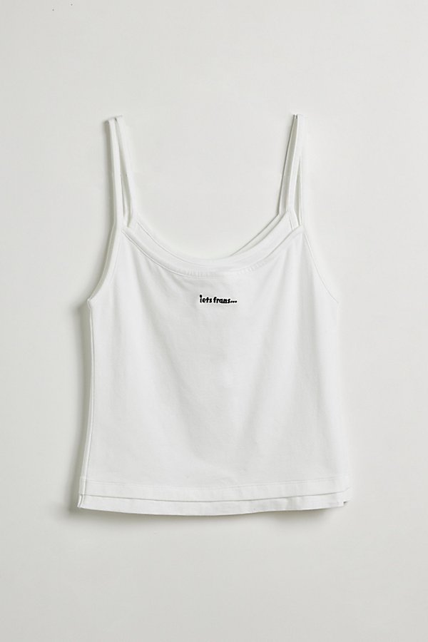 Iets Frans . … Double Layer Cami In White At Urban Outfitters