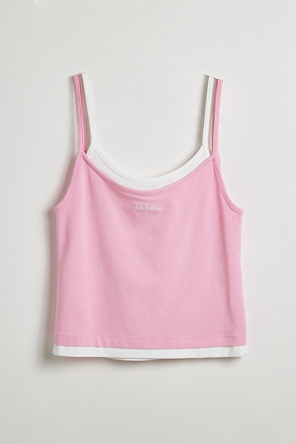 Iets Frans . … Double Layer Cami In Pink At Urban Outfitters