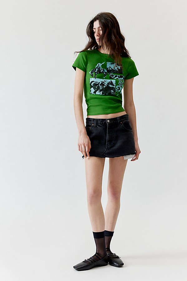 Urban Outfitters Ranch Life Photoreal Tee In Green, Women's At