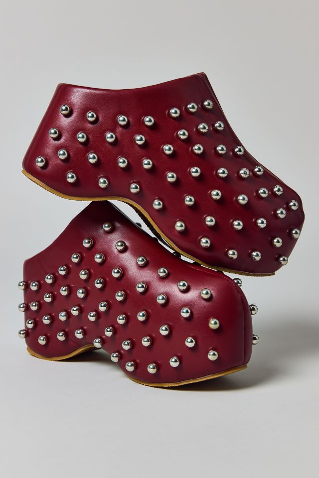 Azalea Wang Romesco Studded Platform Clog #1