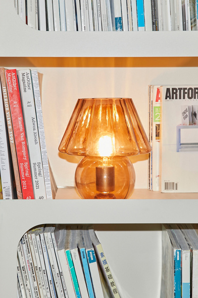 Urban Outfitters Asher Glass Table Lamp At In Multi | ModeSens
