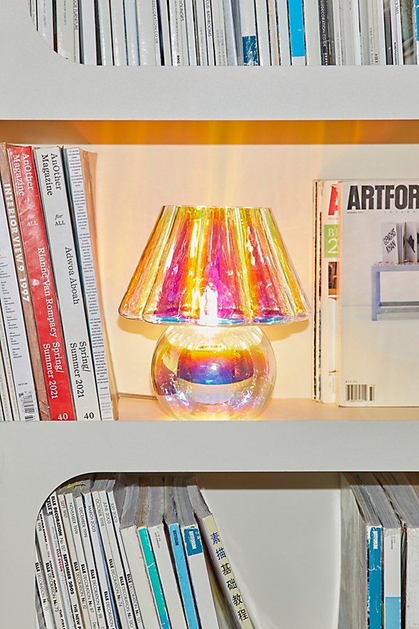 Urban Outfitters Asher Glass Table Lamp At  In Multi