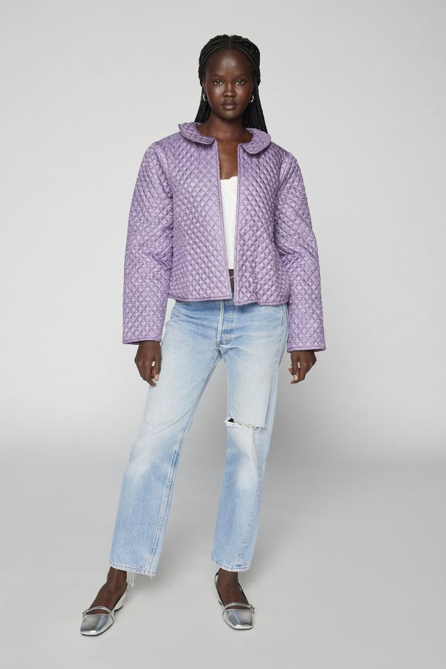 Kimchi Blue Trinity Satin Quilted Jacket #1